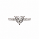 The Blushing Heart Ring