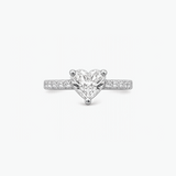 The Blushing Heart Ring