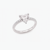 The Blushing Heart Ring