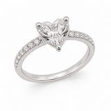 The Blushing Heart Ring